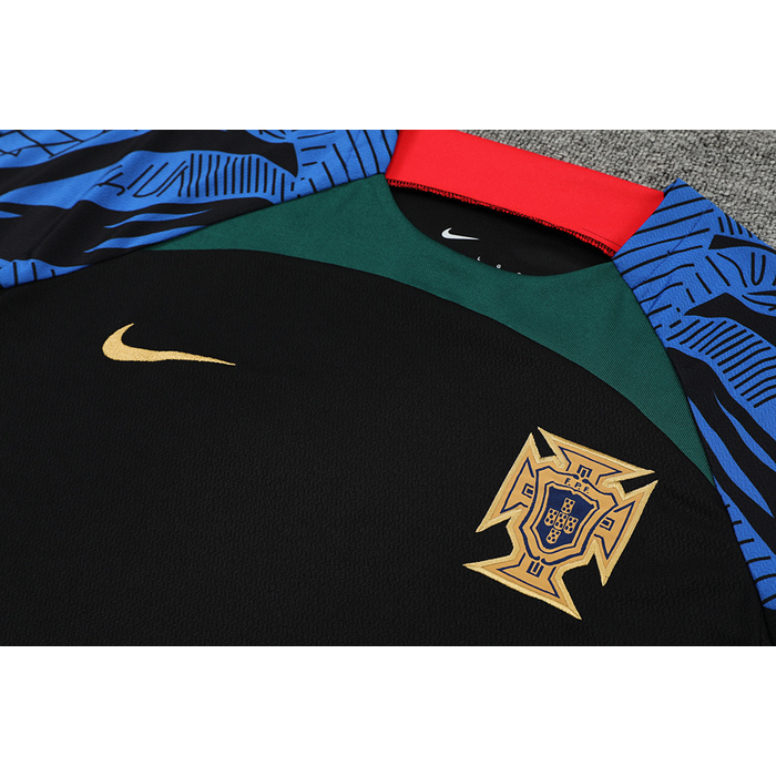 Camiseta de Entrenamiento Portugal 2022-23 Negro - Haga un click en la imagen para cerrar